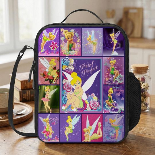 Discover Tinker Bell Lunch Box Bag, Tinker Bell  Lunch Bag, Tinker Bell Quality Keep Warm/Cold Lunch Bag