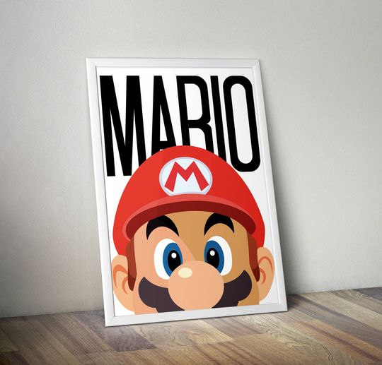 Discover Mario Printable Poster  Vector Graphics