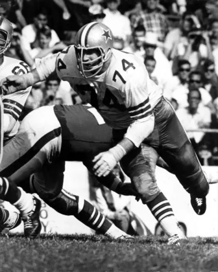 Discover Dallas Cowboys Bob Lilly Glossy Football Poster