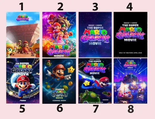 The Super Mario Galaxy Movie 2026 Epic Adventure Poster