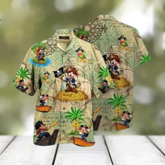 Discover Island Mickey Mouse Hawaiian Shirt Trendy Summer Gift