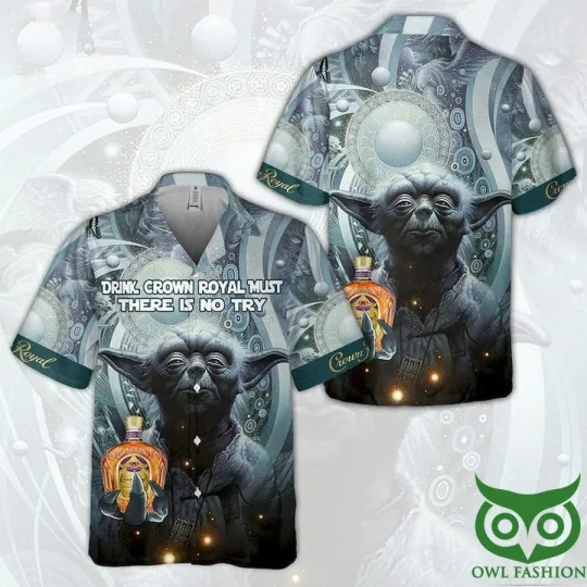 Discover Disney Star Wars Crown Royal No Try Tropical Aloha Hawaiian Shirt