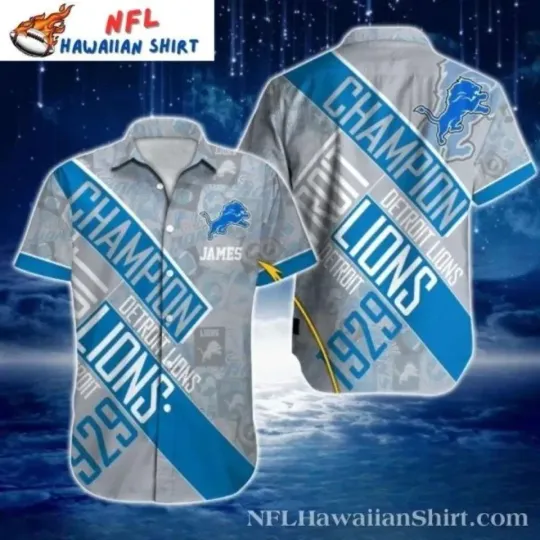 Discover Detroit Football Team Lionss  Hawaiian Shirt S-5XL