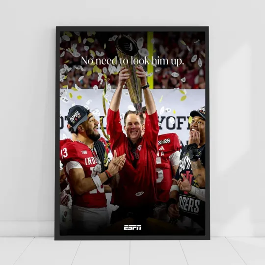 Indiana Hoosiers College Football Playoffs National Champions Poster