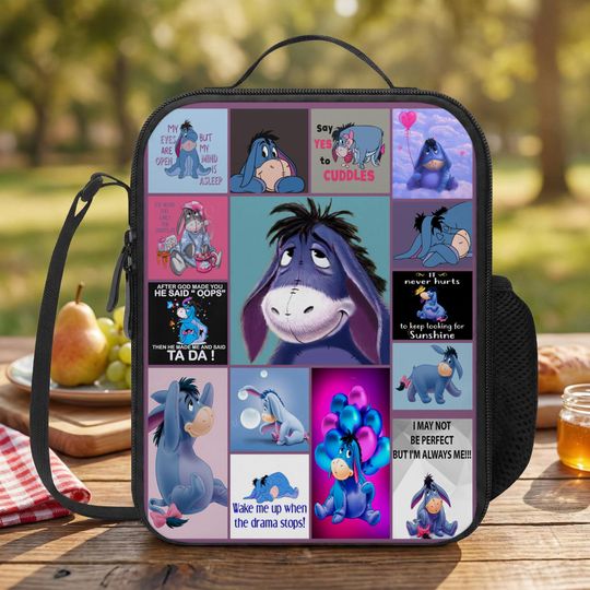 Discover Eeyore Winnie The Pooh Lunch Box Bag, Winnie The Pooh Lunch Bag, Winnie The Pooh Quality Keep Warm/Cold Lunch Bag