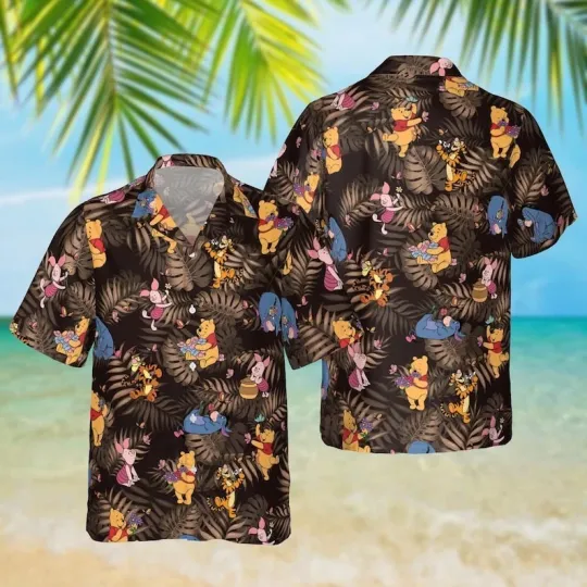 Discover Winnie The Pooh Hawaiian Shirt, Disney Vacation Beach Outfit, Pooh Shirt Gifts