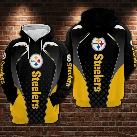 Pittsburgh Football Team Steelerss  Hoodie Lightweight Unisex Adult S-5XL