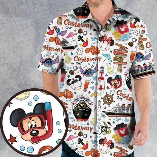 Discover Mouse Cruise Vacation Hawaiian Shirt, Unisex Adults