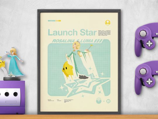 Super Smash Bros Moveset Series - ROSALINA & LUMA / Launch Star no.48