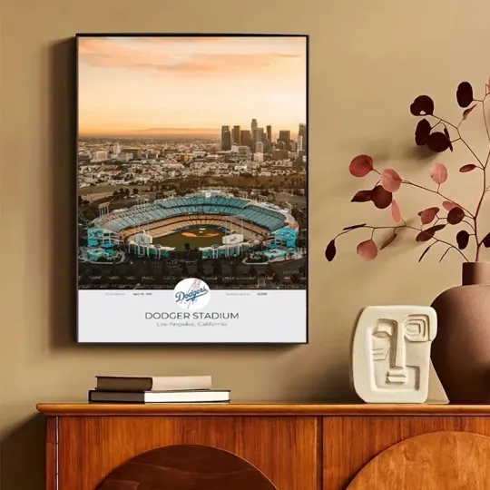 Discover Los Angeles Dodgers Dodger Stadium Vertical Poster