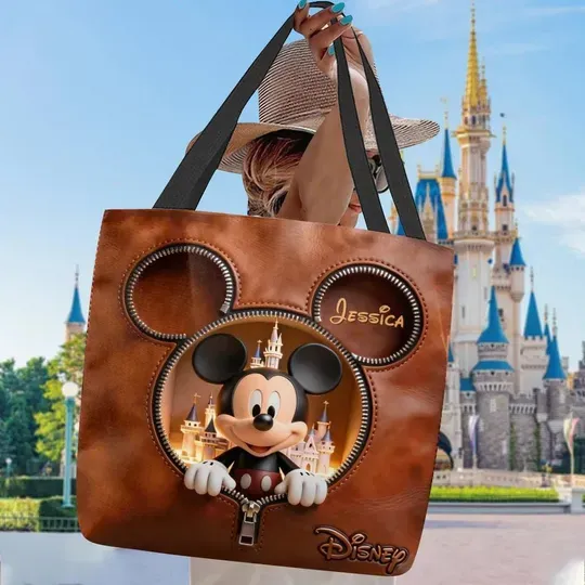 Discover Personalized Magical Mouse Tote Bagg, Mouse and Friends Tote Bag, Disneyland Bag, Love Cartoon Bag