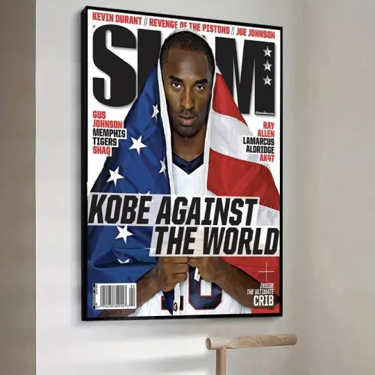 Discover Kobe Against The World Slam Magazine Covers Poster