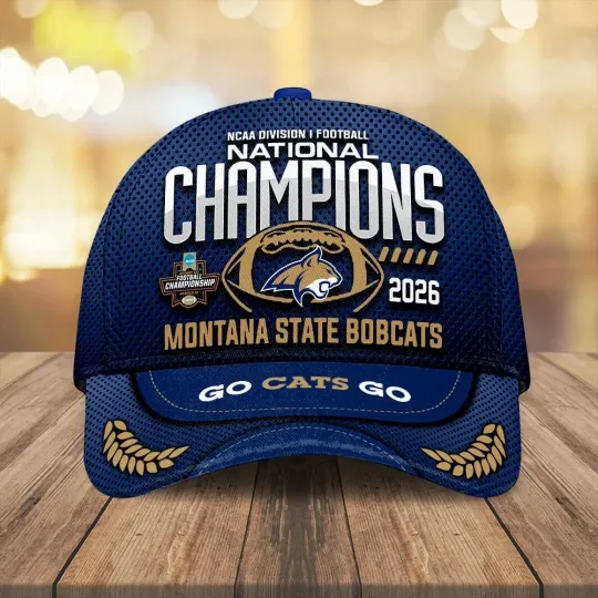 Discover Montana State Bobcats Football 2025 National Champions Classic Cap