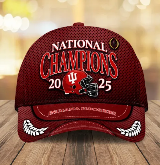 Discover Indianna Hoosie1R 2025 National Champions Classic Cap Fan Gift