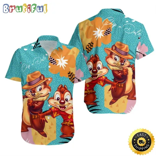 Discover Chip and Dale Hawaiian Shirt Disney Aloha Beach_bnk_38