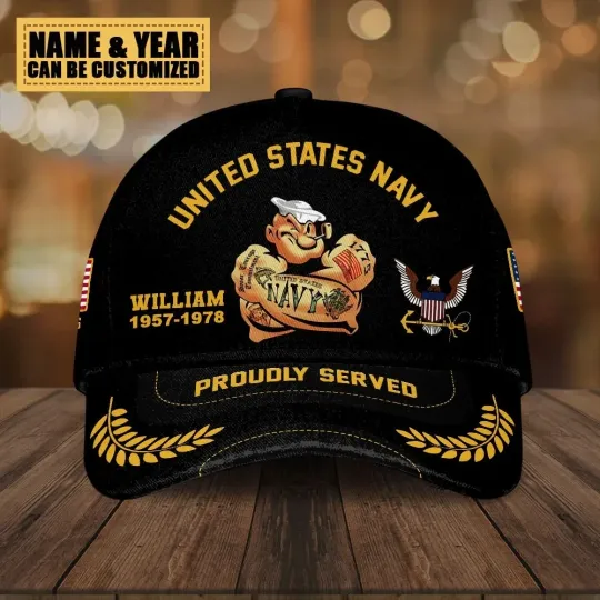 Discover Personalized US Navy Classic Cap