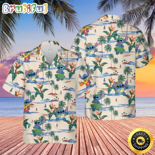 Discover Lilo And Stitch Disney Aloha Ohana Hawaiian Shirt