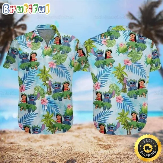Discover Funny Lilo And Stitch Hawaiian Shirt Summer Gift For Disney Lovers