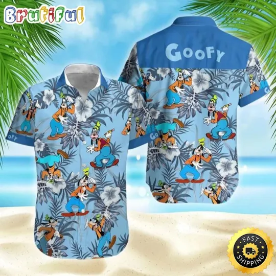 Discover Goofy Funny Disney Hawaiian Shirt