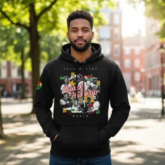 Discover 2026 Chicago Baseball Black History Month Fan Hoodie
