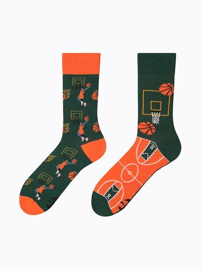 Discover Basketball Fan colourful, mismatched, funny, bold, sports, animals, food, hobbies, art