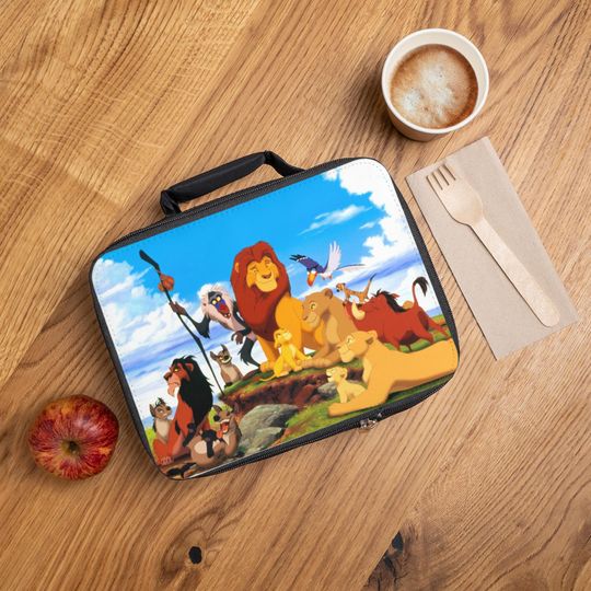 Discover Lion King Lunch Bag, Lunch Bag for Kids, Perfect for School, Picnics, and Birthdays