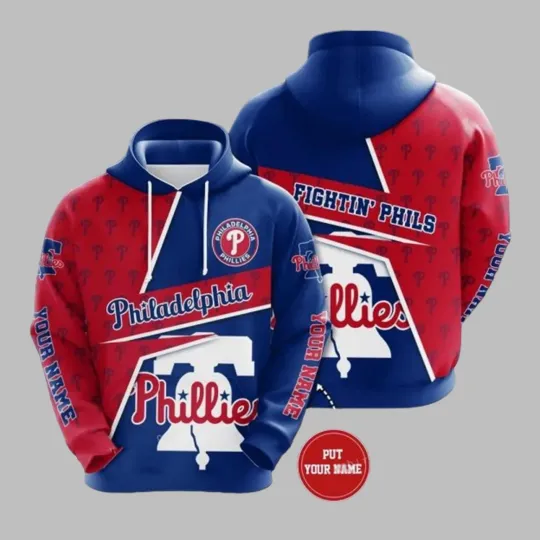 Discover Personalized Philadelphia Team Philliess 3D Hoodie , Unisex Adults S-5XL