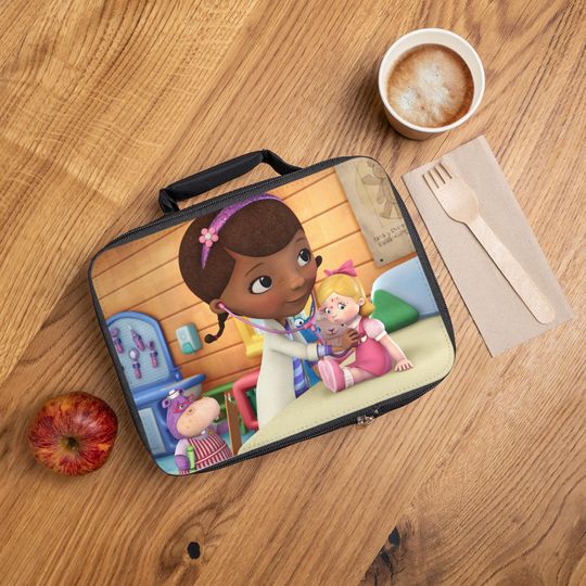 Discover Doctor McStuffins Lunch Bag, Lunch Bag for Kids, Perfect for School, Picnics, and Birthdays