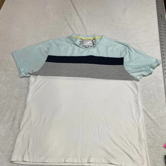 Discover Denim & Flower multi-coloured t-shirt men blue XL. SKU343