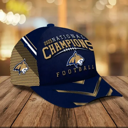 Discover Montanaa State Bobcat Football 2025 National Champions Classic Cap