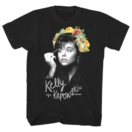 Discover Saved by the Bell Kelly Kapowski Flower Crown Men's T Shirt Tiffani Thiessen Top