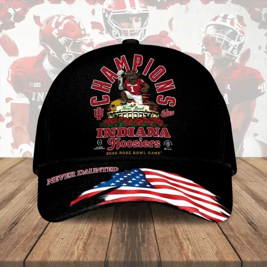 Indiana Football 2026 Rose Bowl Champions Classic Cap