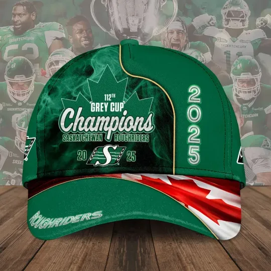 Roughriders 2025 Grey Cup Champions Classic Cap