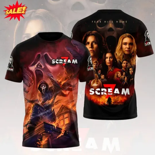 Discover Scream 3D T-Shirt Men Women