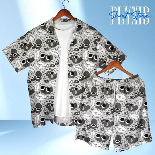 Discover Pebble Hawaiian Shirt: Dandy's World Aloha Shirt, Gamer Fan Gift