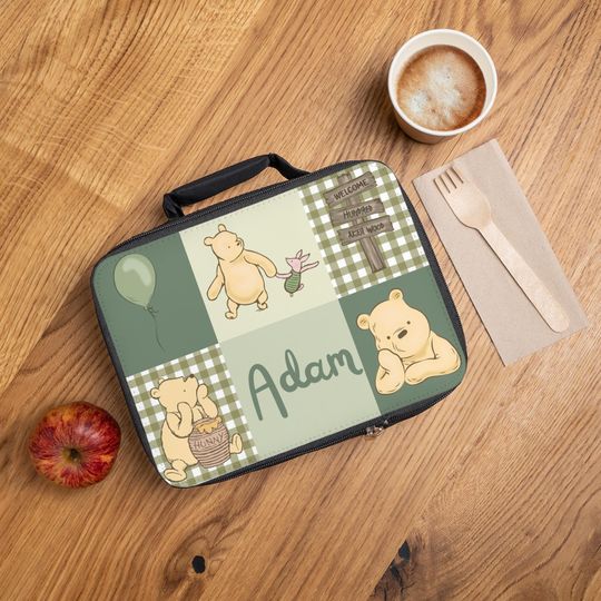 Discover Personalized Pooh Bear Lunch Bag