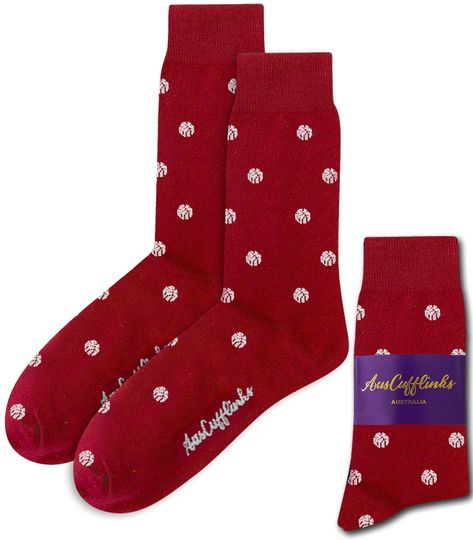 Discover Red and White Basketball Socks | Everyday Casual Socks for Players, Coaches, and Fans | Ideal Gift for Sports Lovers | Christmas Present Him