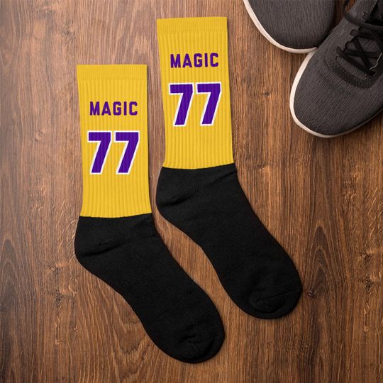 Discover Luka Doncic Socks; Lakers Nba Socks; Los Angeles Lakers Socks; Premium Basketball Socks; Warm Comfortable Sports Socks - UNISEX SOCKS