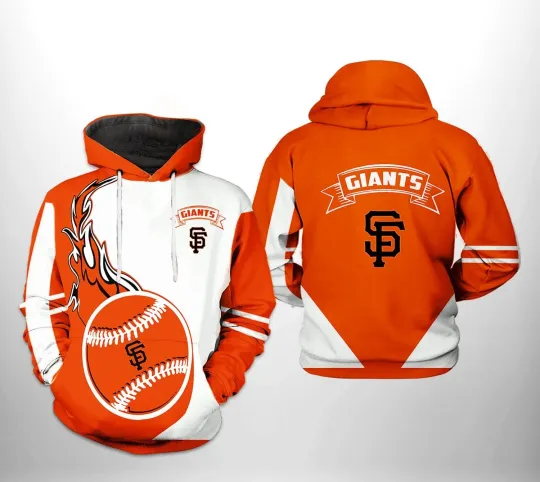 Discover San Francisco Baseball Team Giantss 3D Hoodie, Unisex Adults S-5XL