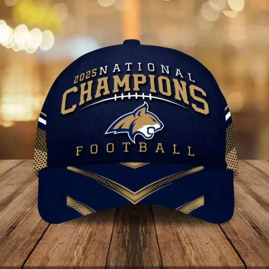 Discover Bobcats Football 2025 National Champions Classic Cap