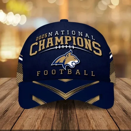Discover Montana State Bobcats Football 2025 National Champions Classic Cap
