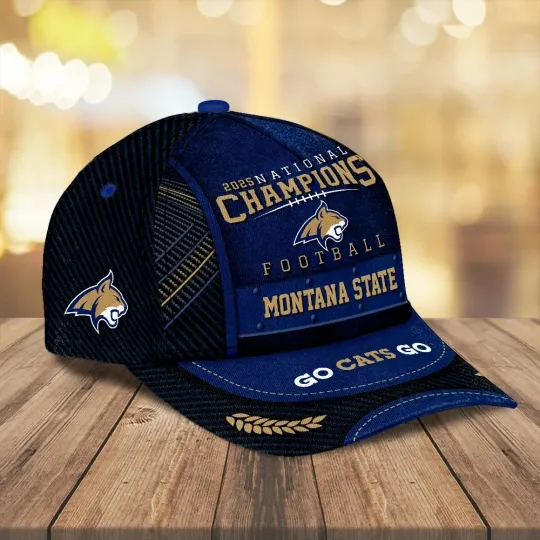 Discover Montana State Bobcats Football 2025 National Champions Classic Cap