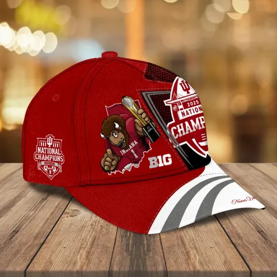 Discover Hoosiers Football 2025 National Champions Classic Cap