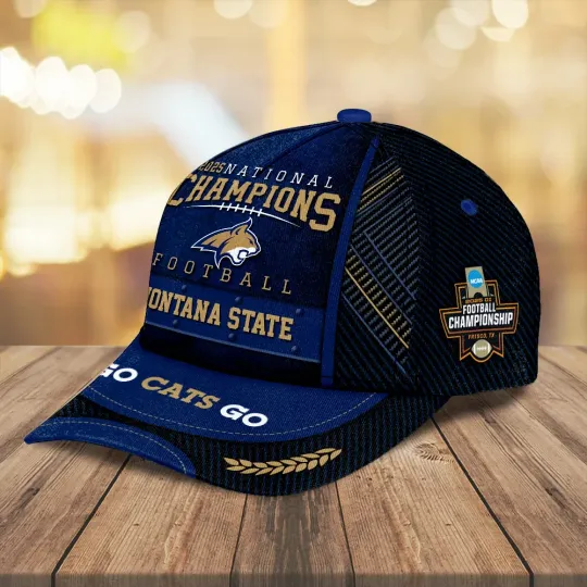 Discover Montana Bobcats Football 2026 National Champions Classic Cap