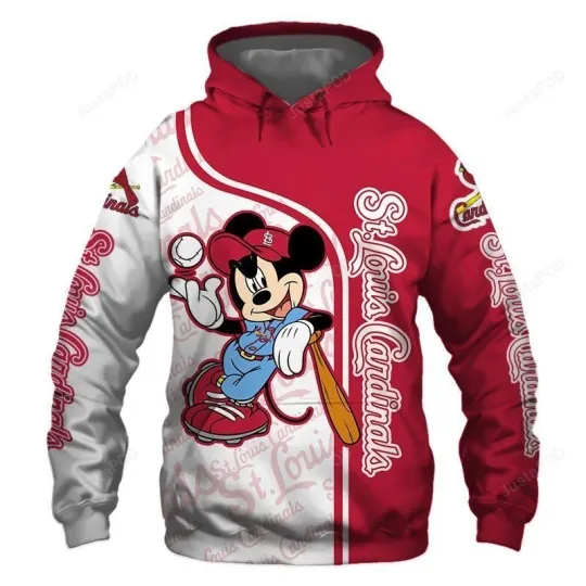 Discover St. Louis Baseball Team Cardinalss 3D Hoodie, Unisex Adults S-5XL