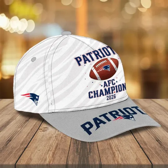 Discover Patriots AF.C Champions 2026 Classic Cap