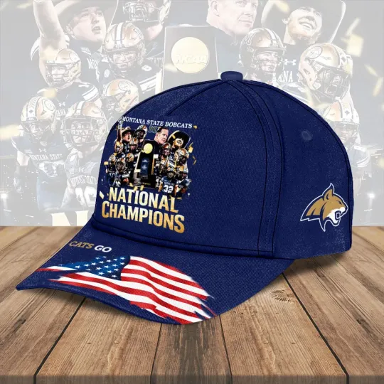 Discover Montana Bobcats Football 2025 National Champions Classic Cap