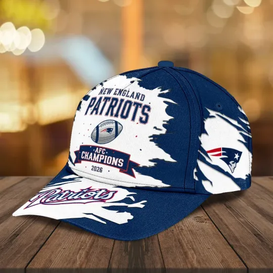 Discover Patriots AF.C Champions 2026 Classic Cap