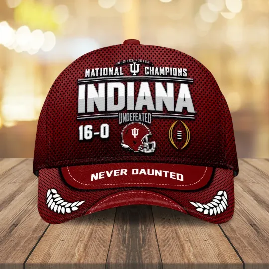 Discover Hoosiers Football 2025 National Champions Classic Cap