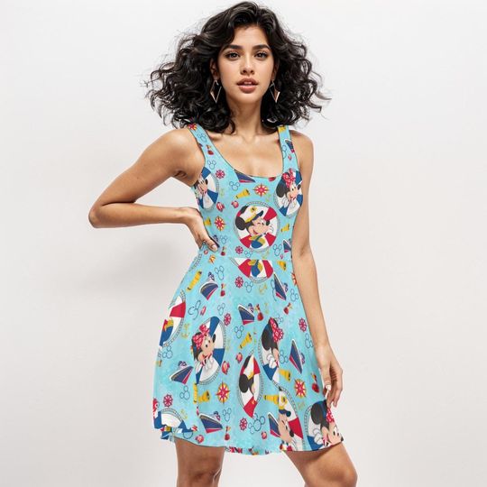 Discover Women's Disney Cruise Skater Dress, Family Vacation Outfit